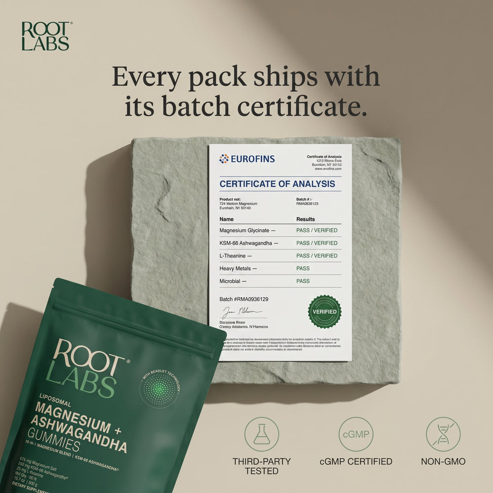 Eurofins Certificate of Authentication
